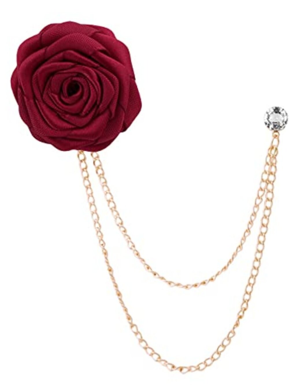 Rose Flower Brooch Pin Wedding Brooches‎ for Men